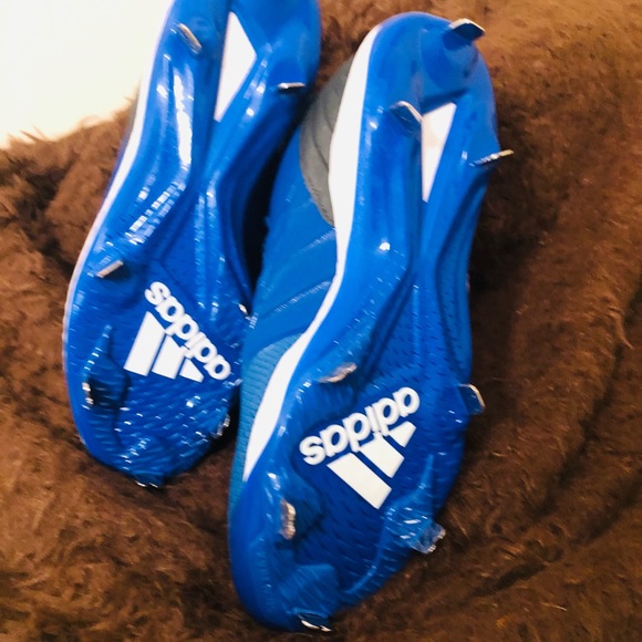 NWOB ADIDAS ICON BOUNCE 4 IV LOW METAL CLEATS Size 12 USA - Picture 4 of 12